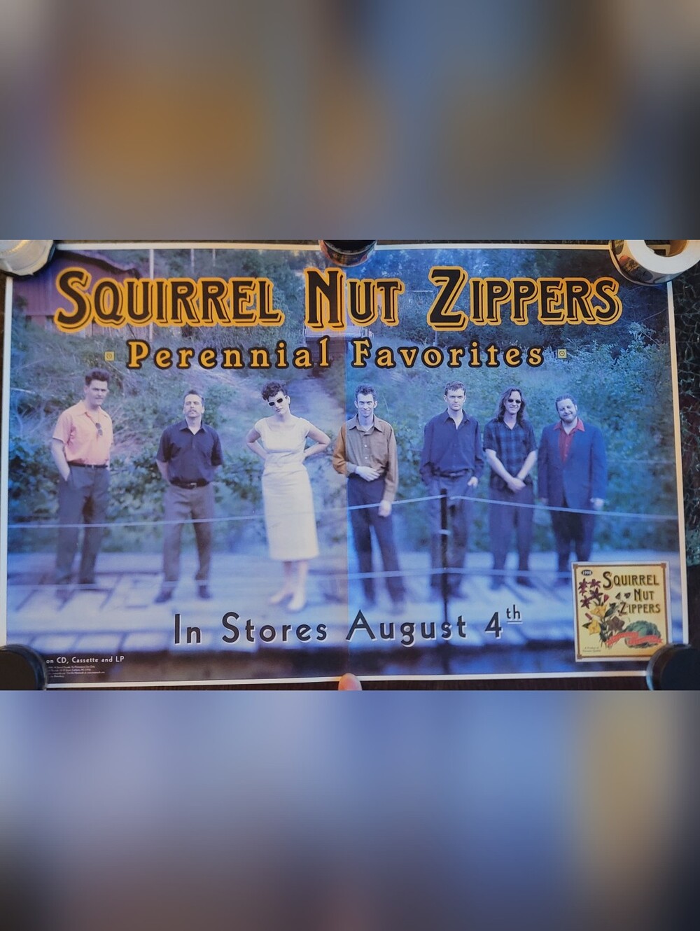 Squirrel Nut Zippers Perennial Favorites Vintage Poster